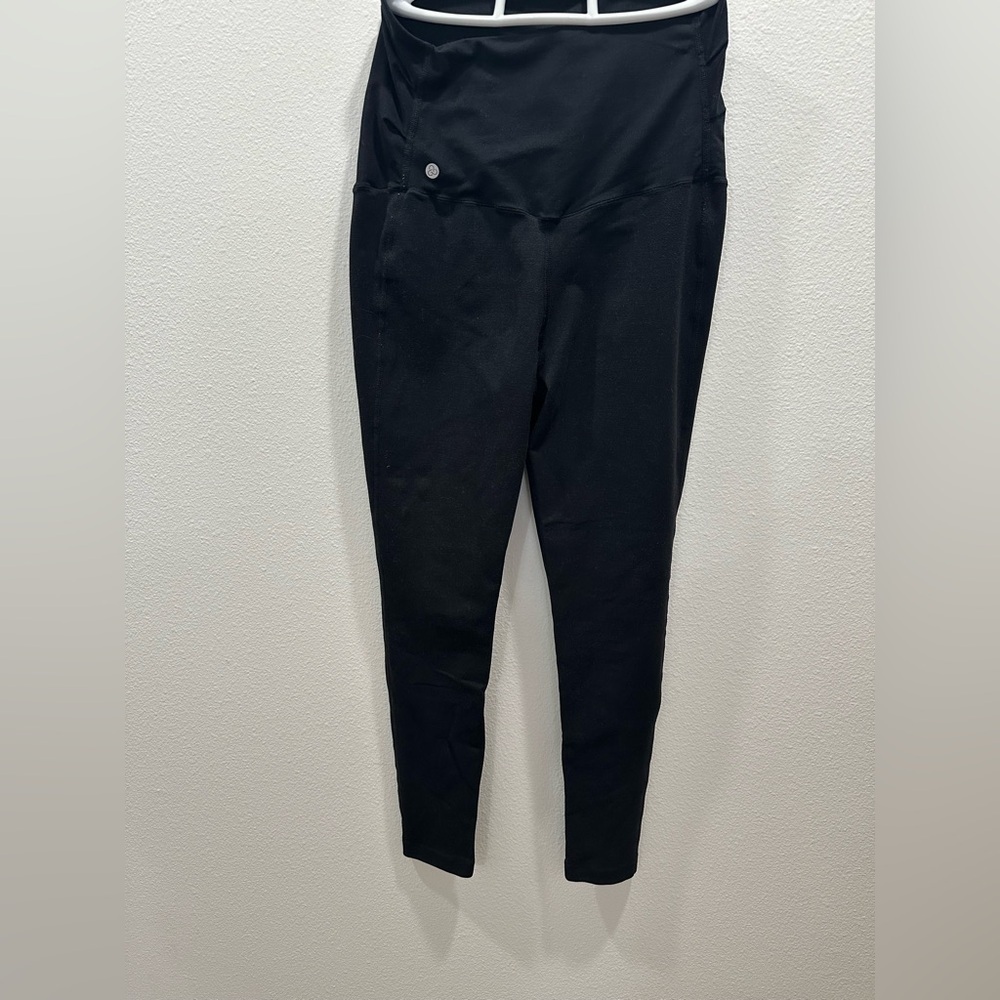 Zella Classic Black over belly maternity Leggings size small - Picture 5 of 5